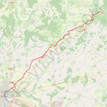 Trace GPS Bourges-Sancerre®-15648985, itinéraire, parcours