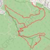 Trace GPS La Penne-sur-Huveaune - La Candolle, itinéraire, parcours
