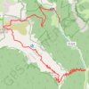 Trace GPS Royou et Pie Ferré depuis Menée par les Pas des Clos et du Renard (Vercors), itinéraire, parcours