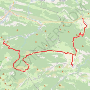 Trace GPS Traversée des Chateaux Cathares : Puivert - Montségur, itinéraire, parcours