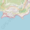 Trace GPS Sentier de Cap d'Ail, itinéraire, parcours