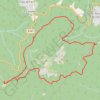 Trace GPS Tour du Mont Vinaigre, itinéraire, parcours