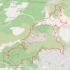 Trace GPS Chateauvallon - Mont Caume, itinéraire, parcours