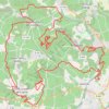 Trace GPS St Laurent de Cognac 40 kms, itinéraire, parcours