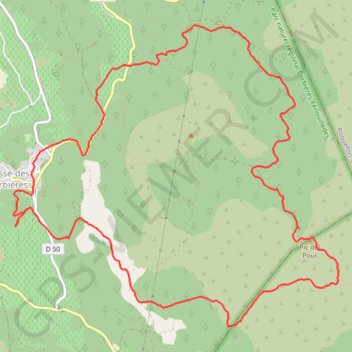 Trace GPS Le Pic du Pied du Poul depuis Fraisse des Corbières, itinéraire, parcours