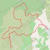 Trace GPS GARRIGUES - Cros de l'Embrasas - La Pène, itinéraire, parcours