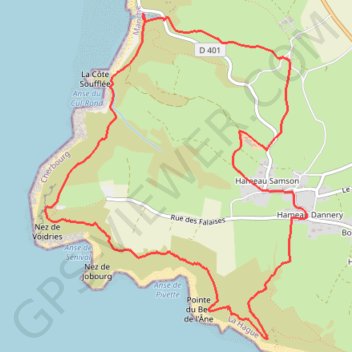 Trace GPS 2016-10-06T21:53:01Z, itinéraire, parcours
