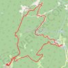 Trace GPS La Pinea et les crêtes du Mont Fromage depuis le Col de Porte (Chartreuse), itinéraire, parcours