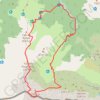 Trace GPS Pic de Barlonguère - tuc de Pourtillou depuis le pla de la Lau, itinéraire, parcours