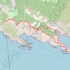 Trace GPS Rando dans les calanques, itinéraire, parcours