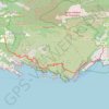 Trace GPS Luminy Calanque GR96 J1 15km, itinéraire, parcours