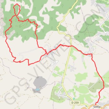 Trace GPS Trail de Bitalza Sotta Bitalza Sotta, itinéraire, parcours