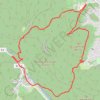 Trace GPS Guebwiller, Rimbachzell, itinéraire, parcours