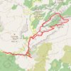 Trace GPS Pic de Bertagne-Saint Pons, itinéraire, parcours