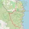 Trace GPS Banyuls - Llança par les cols, itinéraire, parcours