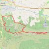 Trace GPS Le mont Gaussier et les Crêtes de Romanin, itinéraire, parcours