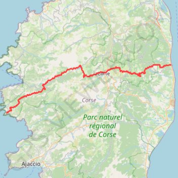 Trace GPS Mare a Mare Nord, itinéraire, parcours