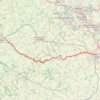 Trace GPS GR121 De Arras à Grigny (Pas-de-Calais), itinéraire, parcours