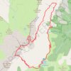 Trace GPS Mont Charvin, en boucle par l'arête Sud, itinéraire, parcours