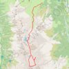 Trace GPS Pic de Carnaré, de Barbe de Bouc, de Chanchou par les lacs d'Ardiden, itinéraire, parcours