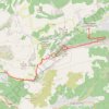 Trace GPS De Géménos à Plan d'Aups, itinéraire, parcours