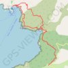 Trace GPS Le sentier du facteur de Girolata, itinéraire, parcours
