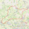 Trace GPS Gouesnou - Milizac - Saint-Renan-sur-route, itinéraire, parcours