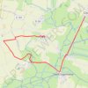 Trace GPS Courdault, itinéraire, parcours