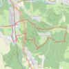 Trace GPS Circuit pédestre à Etival Clairefontaine, Vosges, itinéraire, parcours