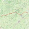 Trace GPS Bourges (18) - Breurey-lès-Faverney (70) - Étape 3 - De La Nocle-Maulaix à Dennevy, itinéraire, parcours
