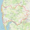 Trace GPS Les trésors cachés du Coutançais - Boucle Ouest, itinéraire, parcours
