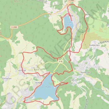 Trace GPS Aydat-La Cassière, itinéraire, parcours