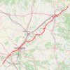 Trace GPS Etape 6 Briviesca - Alaejos, itinéraire, parcours
