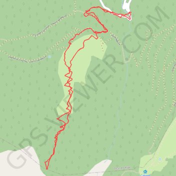 Trace GPS Barlagne : Du pont de l'Arpet (Vallée d'Aspe), itinéraire, parcours