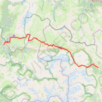 Trace GPS GR54 De Bourg-d'Oisans (Isère) à Le Monêtier-les-Bains (Hautes-Alpes), itinéraire, parcours