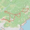 Trace GPS Grenouillet, Col du St Pilon Col du Cap Roux, itinéraire, parcours