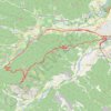 Trace GPS Monte Saben, itinéraire, parcours