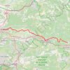 Trace GPS GR653A Randonnée de Le Val (Var) à Aix-en-Provence (Bouches-du-Rhône), itinéraire, parcours