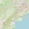 Trace GPS Montpellier - Massif de la Gardiole, itinéraire, parcours