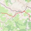 Trace GPS Le Roux-Les Fonds par crêtes, itinéraire, parcours