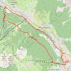 Trace GPS La Mélézine avec télécabine, itinéraire, parcours