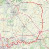 Trace GPS Charleroi-Grez, Via Ravel, itinéraire, parcours