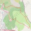 Trace GPS Mont-Carpano, itinéraire, parcours