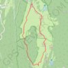 Trace GPS Traversée du Grand Crêt d'Eau, itinéraire, parcours