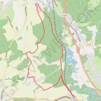 Trace GPS Saint Michel sur Meurthe, itinéraire, parcours