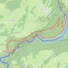 Trace GPS Le Saut du Doubs - Barrage du Châtelot - Doubs, itinéraire, parcours