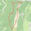 Trace GPS La Roche des Arnauds depuis Loscence, itinéraire, parcours