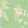 Trace GPS Randonnée au Cheylard l'Evêque en Lozère, itinéraire, parcours