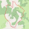 Trace GPS Monredon du larzac, itinéraire, parcours
