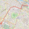 Trace GPS Itinéraire de Tour Montparnasse à Cathédrale Notre-Dame de Paris, itinéraire, parcours